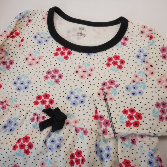 Touched By Nature Little Girls size 5T Floral 100% Organic Cotton Dress - Picture 7 of 9